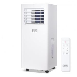 Ar Condicionado Portátil BLACK+DECKER, 8.500 BTUs, 5.100 BTUs SACC para Ambientes de até 32,5m², Controle Remoto Completo e Kit para Janela