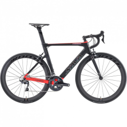 SAVA HERD6.0 T800 Bicicleta de Fibra de Carbono 700C, 22 Velocidades, Ultra Leve, Preta