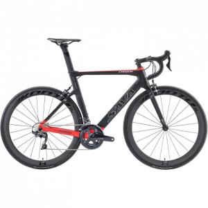 SAVA HERD6.0 T800 Bicicleta de Fibra de Carbono 700C, 22 Velocidades, Ultra Leve, Preta