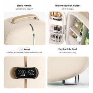 Mini Geladeira para Skincare 12 Litros Portátil, 12V, Branca, 110v, IKER, Branco