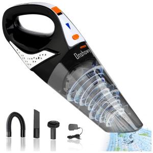 Aspirador Portátil Sem Fio Leve e Potente Carga Rápida Para Casa e Carro