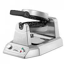 Máquina de Waffle Produz 25 por Hora Aço Inoxidável, 1200W, 110v, WARING WW180X, Prateado