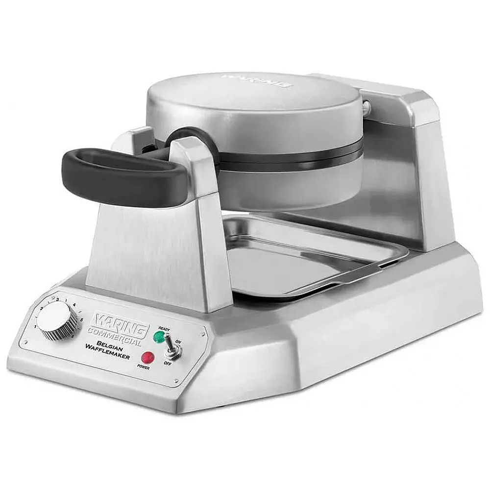 Máquina de Waffle Produz 25 por Hora Aço Inoxidável, 1200W, 110v, WARING WW180X, Prateado — foto 3