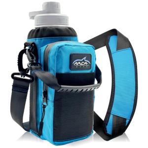 Arca Gear Bolsa Térmica para Garrafa 1L com Alça para Transporte e Bolsos, Garrafa não incluída, Verde