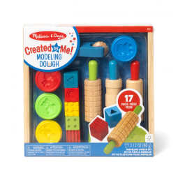 Kit Atividades de Argila Infantil com Ferramentas de Escultura e 4 Potes de Massa de Modelar para Crianças Acima de 3 Anos, Melissa & Doug