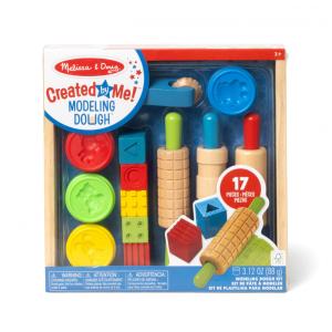 Kit Atividades de Argila Infantil com Ferramentas de Escultura e 4 Potes de Massa de Modelar para Crianças Acima de 3 Anos, Melissa & Doug