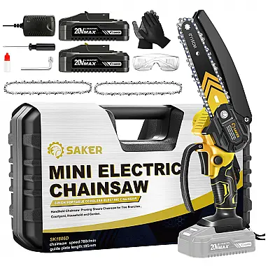 Mini Motosserra Elétrica Portátil para