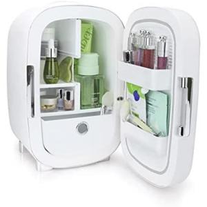 Cosmetic Mini Geladeira para Skincare 7 Litros Portátil, 110V, 12V, Branca