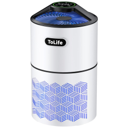 Purificador de Ar para Ambientes até 120m² com Filtro HEPA, Automático, Temporizador, Função de Aromaterapia e Visor LED, 110V