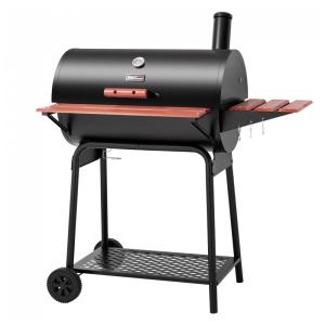 Churrasqueira a Carvão com Mesa Frontal e Lateral para Quintal ao Ar Livre, Royal Gourmet CC1830V, Preta