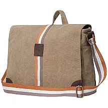 Bolsa Pasta Rústica 15 Pol Vintage Crossbody Canvas Laptop, RUSTIC TOWN SHS002
