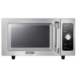 Micro Ondas de Bancada em Aço Inoxidável 25L com 6 Programas, 110V 1000W, Midea Equipment 1025F0A, Prata