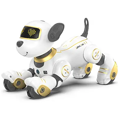 Robô Cachorro Programável Dourado –