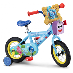 Bicicleta Infantil Blues Clues You om Rodas de Treinamento para Crianças de 2 a 4 anos, NICKELODEON, Azul