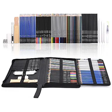 Lápis de Cor Profissional 71Pcs,