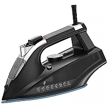 Ferro de Passar a Vapor com Desligamento Automático e Antigotejamento, 1800W, 110v, ALEEMA ST1800, Cinza