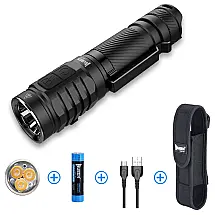 Lanterna LED WUBEN TO46R 1000 Lúmens 7 Modos de Iluminação Porta USB à Prova DÁgua