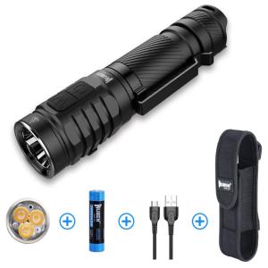 Lanterna LED WUBEN TO46R 1000 Lúmens 7 Modos de Iluminação Porta USB à Prova DÁgua