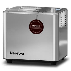 Panificadora Automática 20 em 1 com Modo Sem Glúten e 2 Tamanhos de Pão, 110V 565W, Neretva, Prata