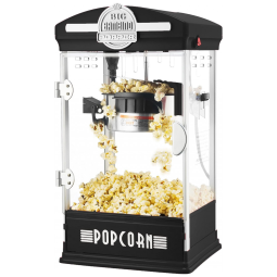Pipoqueira Elétrica de Bancada em Aço Inoxidável, 480W, 110v, GREAT NORTHERN POPCORN COMPANY 83 DT6016, Preto