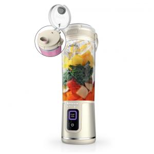 Liquidificador Portátil Ninja Blast 530 ml Vannilla Tampa Antivazamento Bateria Recarregável USB-C