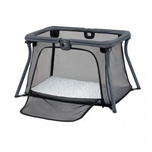 Cercadinho para Bebê com Design Dobrável Compacto e Aberto, Chicco, Preto