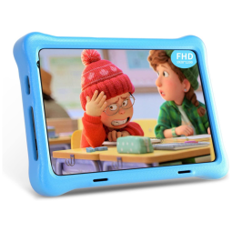 Tablet Infantil 8 Educativo com Controle de Pais, WiFi e Câmera Dupla, 2 GB 32GB, Hyjoy, Azul