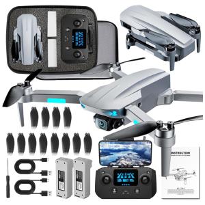 Drone GPS com Câmera 4K para Adultos, 50min de Voo, Transmissão FPV de 1155 Metros, Alta definição HDD, L700-2024, Cinza