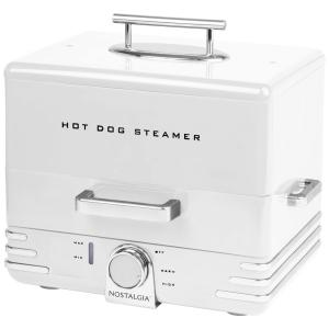 Máquina de Hot Dog até 24un Por Vez em Aço Inoxidável, 110V, Nostalgia, Branca