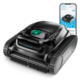 Aspirador de Piscina Robótico WYBOT M1, 7 Modos 6 Rotas, Filtragem Dupla, Controle por App, Motor sem Escovas de 120W, Bateria de 10.
