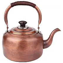 Chaleira de Chá Vintage 5 Litros com Alça Ergonómica, RUVOO, Bronze