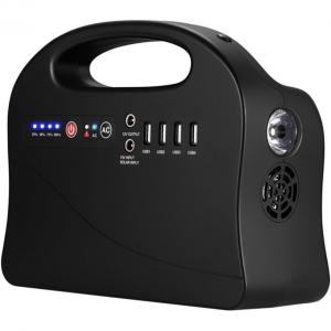 Alikasala Estação de Energia Portátil 200W AC 110V DC 9V 12V , 10A USB Bateria Li on Lanterna LED
