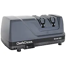 Afiador Elétrico de Facas e Tesouras com 2 Estágios, 110v, CHEFSCHOICE 0323000, Cinza