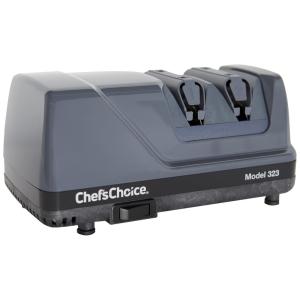 Afiador Elétrico de Facas e Tesouras com 2 Estágios, 110v, CHEFSCHOICE 0323000, Cinza