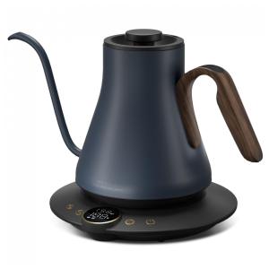 Chaleira Elétrica INTASTING Gooseneck, Controle de Temperatura, Aquecimento Rápido, Inox, 0.9L Azul Marinho