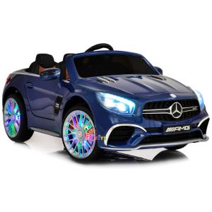 Americas Toys Carro, Carrinho Elétrico para Crianças com Controle Remoto e MP4, 12V, Azul