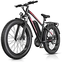 Bicicleta Elétrica Dobrável Funhang EB-S1 26" | Motor 1000W, Bateria 48V 13Ah Removível, 7 Velocidades, 5 Modos de Condução