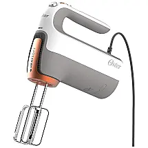 Batedeira de Mão com 7 Velocidades com Acessórios, Aço Inoxidável, 270W, 110v, OSTER FPSTHMSNC WS, Branco