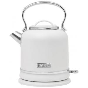 Chaleira elétrica Haden Chelsea inox 1,7L marfim e cromo com base 360° e desligamento automático, 1500W, 110V