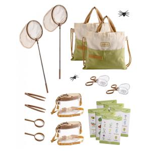 Kit Educativo de Aventura ROBUD, Pegador de Borboletas com Fantasia, Conjunto de Aventura ao Ar Livre, Jardim, Praia e Acampamento