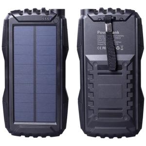 Powerbank Carregador Solar 25000mAh Lanterna OS Android