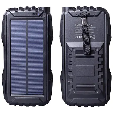Powerbank Carregador Solar 25000mAh Lanterna