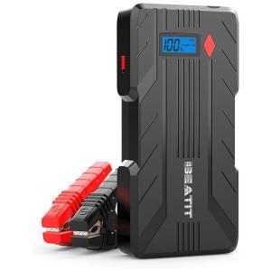 BEATIT B7 Bateria Auxiliar de Partida 1200A 16500 mAh 12V com Cabos Inteligentes