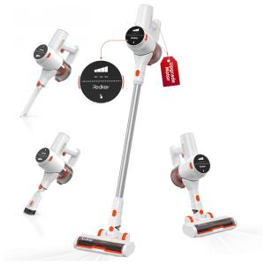 Aspirador de Pó sem Fio 6 em 1 com Sucção de 25 Kpa e Bateria Recarregável, 40 Min de Ação, 110V Redkey P8, Branco