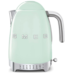 Retro Chaleira Elétrica Capacidade 1.7L 1500W, KFL04 PGUS, 110v, SMEG KLF04PGUS, Verde