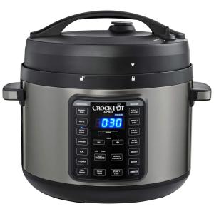 Panela de Pressão Elétrica 10L com 15 Predefinições e Painel de Led, 110V 600W, CROCK POT 2097590, Preto