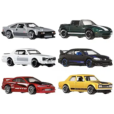 Coleção de 6 Carros de