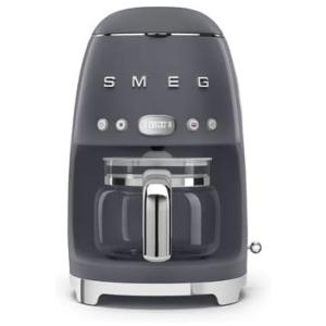 Máquina de Café Expresso Retrô 1.1L em Aço Inoxidável, 110V, Smeg 50s DCF02GRUS, Cinza
