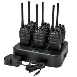 Rádio Comunicador Walkie Talkie Retevis H-777S de Longo Alcance, FRS, Rádio Bidirecional Portátil e Resistente, Mão Livre, Seguro