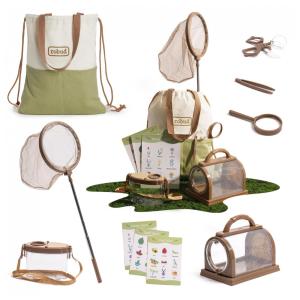 Kit Educativo de Aventura ROBUD, Pegador de Borboletas com Fantasia, Conjunto de Aventura ao Ar Livre, Jardim, Praia e Acampamento
